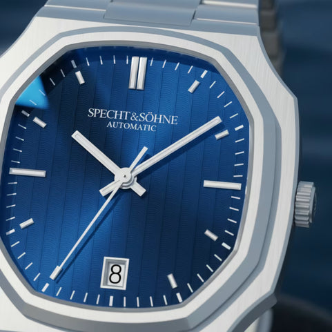 Relógio Automático Régence Dark Blue — Precisão do calibre Miyota 8215